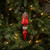 RED FINIAL BELL ORNAMENT
