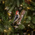 BLACK & RED WOODPECKER ORNAMENT