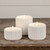 4" - 3D FLAME RIBBED CEMENT CANDLE