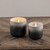 3.75" - 3D FLAME BLUE & WHITE CERAMIC CANDLE