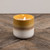 4" - 3D FLAME WHITE & YELLOW CERAMIC CANDLE