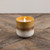 3.75" - 3D FLAME WHITE & YELLOW CERAMIC CANDLE