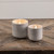 4" - 3D FLAME BLACK SPECKLED CERAMIC CANDLE