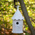 GOLD SPECKLED ROUND BIRDHOUSE