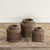 3.75" DARK WOOD BUD VASE