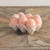 SET/ 6 SPECKLED PINK EGGS