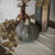 6.5" METAL RUSTIC PUMPKIN