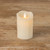 5" MOVING FLAME CREAM SHIMMER PILLAR CANDLE