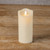 7" MOVING FLAME CREAM SHIMMER PILLAR CANDLE