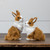 BROWN & WHITE SITTING BUNNY