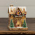 LIGHTED WOOD SKI LODGE
