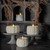 3" CREAM JACK-O-LANTERN 3D FLAME CANDLE
