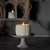 3.75" CREAM JACK-O-LANTERN 3D FLAME CANDLE