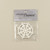 WHITE GABRIELLA SNOWFLAKE ORNAMENT