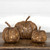 7.5" LIGHTED RATTAN PUMPKIN