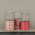 SET/3 COZY CHRISTMAS METAL BUCKETS