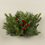 10" MIXED PINE HALF BALL W/ RED BERRIES