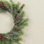 14" ANGEL PINE & HEMLOCK CANDLE RING W/ BERRIES & PINECONES