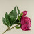 24" SOFT TOUCH DARK PINK PEONY STEM