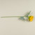 24" SOFT TOUCH YELLOW SUNFLOWER STEM