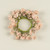 8" PEACH PAPER DAISY CANDLE RING