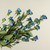 22.5" BLUE PAPER WILDFLOWER BUSH