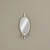 OVAL MIRROR TAPER CANDLE WALL SCONCE