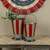 SET/ 2 PATRIOTIC HAT BUCKETS