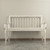 48.5" AGED WHITE BENCH