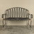 47.25" AGED BLACK BENCH