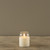 4" ARCHED GLASS 3D FLAME CANDLE