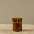 5" AMBER THICK GLASS 3D FLAME CANDLE