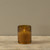 5" AMBER DOTTED GLASS 3D FLAME CANDLE