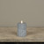 4" OUTDOOR 3D FLAME GREY COLUMN PILLAR CANDLE