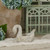 7" GOLD & WHITE SWAN