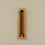 16.75" GOLD SCALLOPED TAPER CANDLE WALL SCONCE