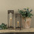 18" LORRAINE TAPER CANDLE LANTERN