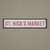 36" ST. NICK'S MARKET FRAMED SIGN