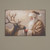 28" X 18" SANTA & DEER PRINT
