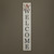 63.5" VERTICAL CARDINAL WELCOME SIGN