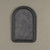 22.25" BLACK ARCHED CUSTOMIZABLE MAGNETIC WALL PLAQUE