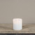 4" WHITE DOTTED GLASS 3D FLAME CANDLE