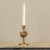 8" GOLD TURKEY TAPER CANDLE HOLDER