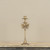 12.75" GOLD MAPLE LEAF TAPER CANDLE HOLDER