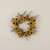 14" SUNFLOWER W/ MIXED FOLIAGE CANDLE RING