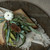 16" CREAM PUMPKIN & FOLIAGE PICK