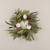 14" CREAM PUMPKIN & FOLIAGE CANDLE RING