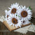 18.5" IVORY SUNFLOWER BUSH