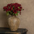 15.5" BURGUNDY MUM BUSH