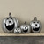 11.5" SILVER BIG MOUTH PUMPKIN